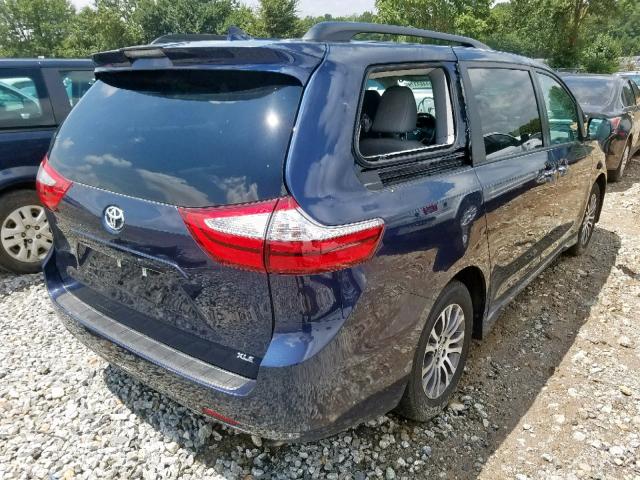 5TDYZ3DC3KS977888 - 2019 TOYOTA SIENNA LIM BLUE photo 4