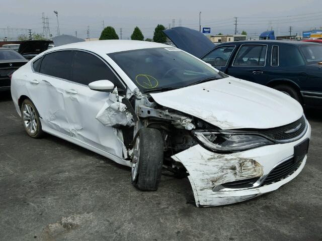 1C3CCCAB0FN711106 - 2015 CHRYSLER 200 LIMITE WHITE photo 1