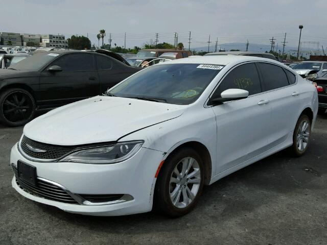 1C3CCCAB0FN711106 - 2015 CHRYSLER 200 LIMITE WHITE photo 2