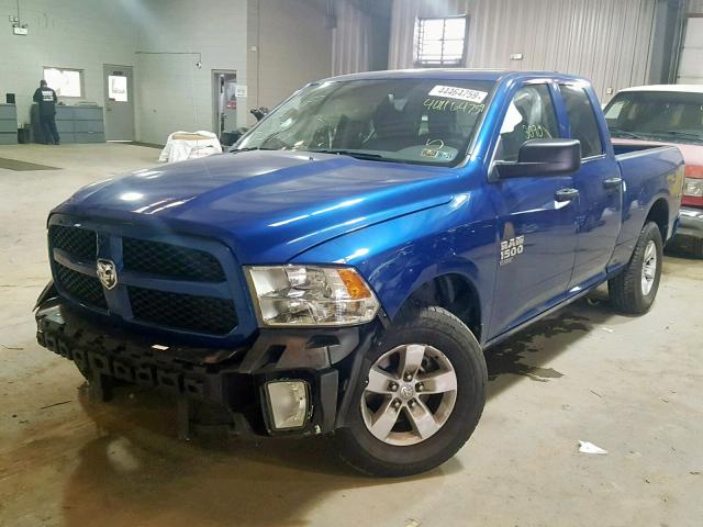 1C6RR7FG1KS518966 - 2019 RAM 1500 CLASS BLUE photo 2