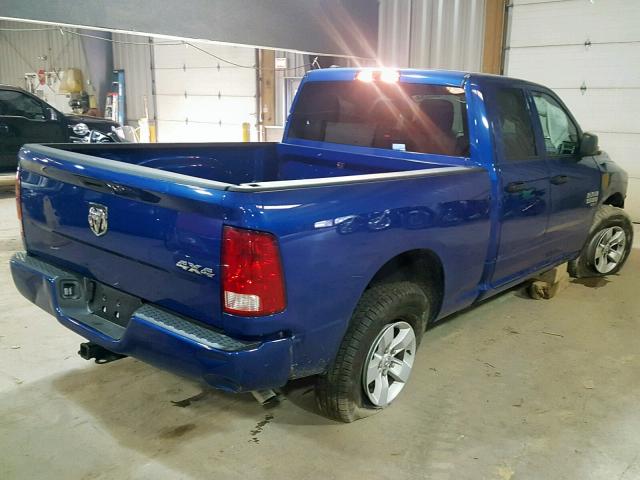 1C6RR7FG1KS518966 - 2019 RAM 1500 CLASS BLUE photo 4