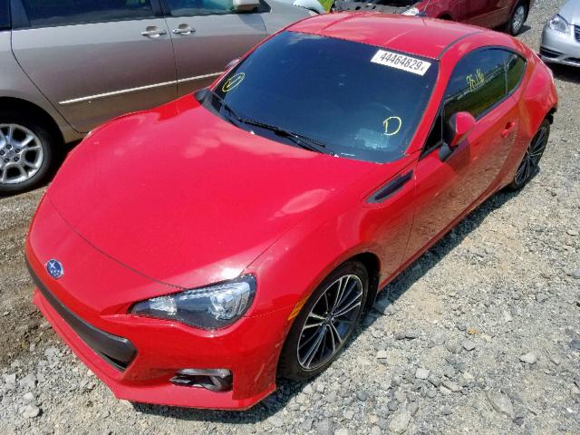 JF1ZCAC11D1600718 - 2013 SUBARU BRZ 2.0 LI RED photo 2