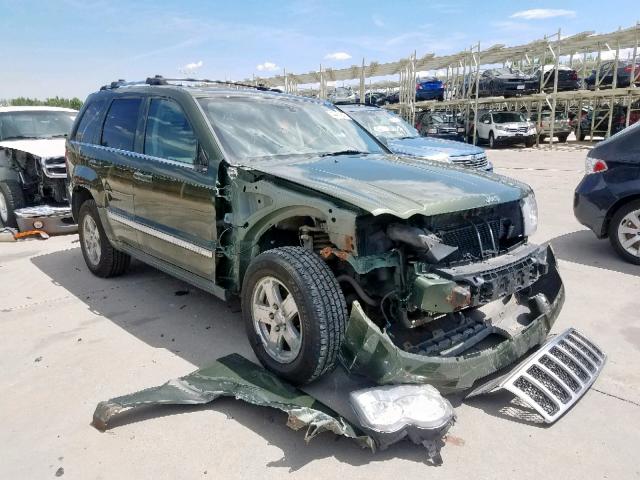 1J8HR68237C627374 - 2007 JEEP GRAND CHER GREEN photo 1