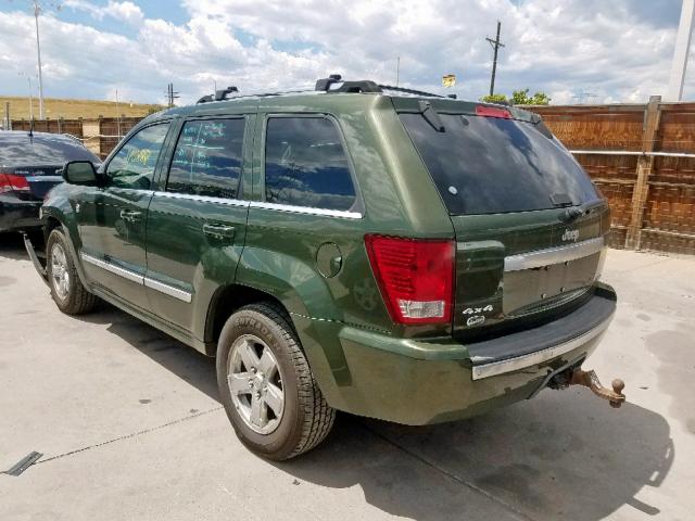 1J8HR68237C627374 - 2007 JEEP GRAND CHER GREEN photo 3