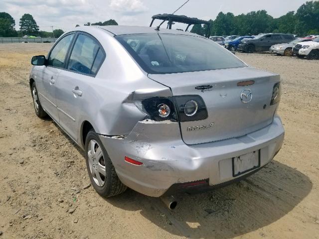 JM1BK12F771744242 - 2007 MAZDA 3 I GRAY photo 3