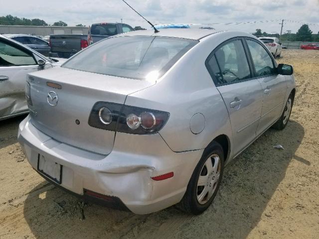 JM1BK12F771744242 - 2007 MAZDA 3 I GRAY photo 4