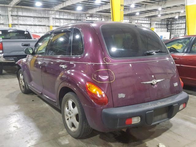 3C8FY4BB91T618090 - 2001 CHRYSLER PT CRUISER PURPLE photo 3