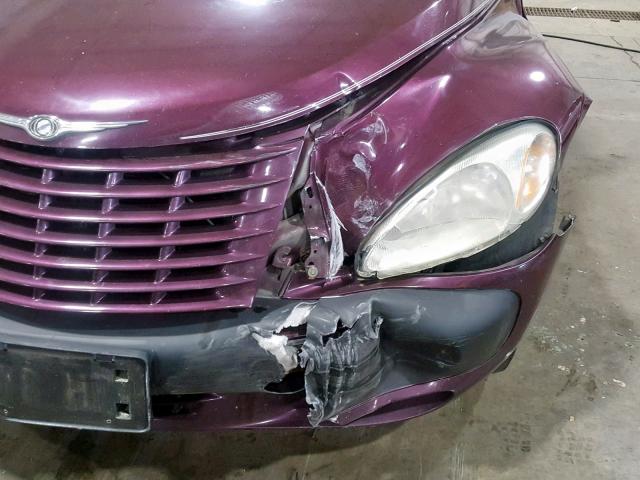 3C8FY4BB91T618090 - 2001 CHRYSLER PT CRUISER PURPLE photo 9