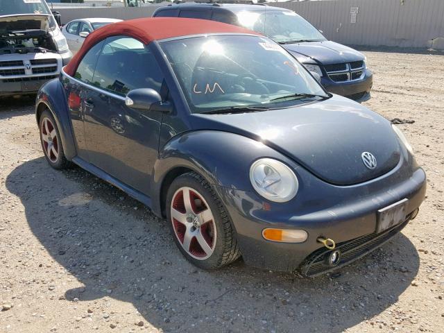 3VWCM31Y65M356414 - 2005 VOLKSWAGEN NEW BEETLE GRAY photo 1