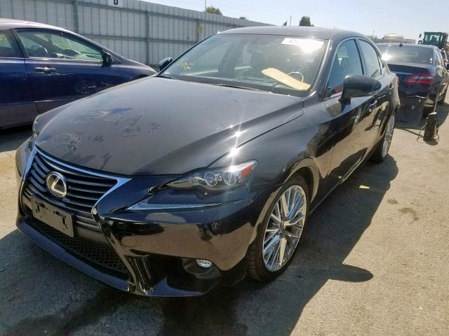 JTHBF1D27F5067777 - 2015 LEXUS IS 250 BLACK photo 2