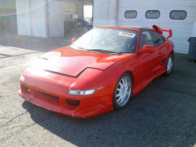 JT2SW21N7M0002114 - 1991 TOYOTA MR2 SPORT RED photo 2