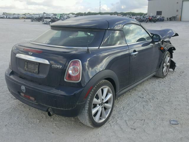 WMWSX1C55DT300488 - 2013 MINI COOPER COU BLUE photo 4