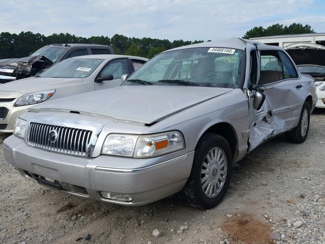 2MEFM75V87X639538 - 2007 MERCURY GRAND MARQ SILVER photo 2