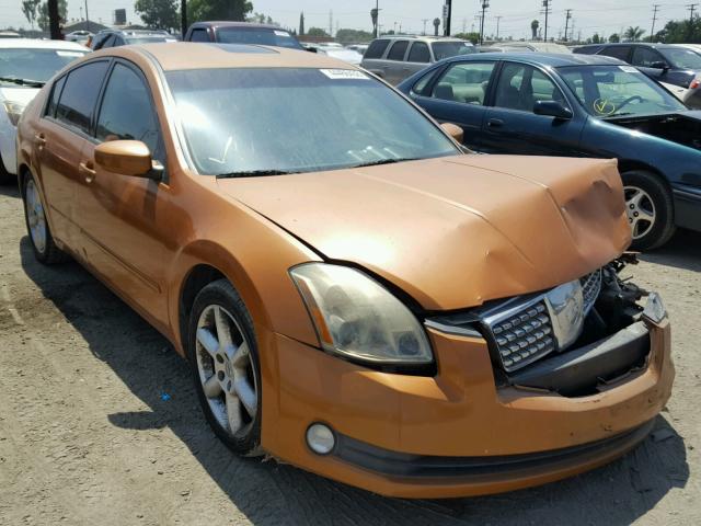 1N4BA41E44C800155 - 2004 NISSAN MAXIMA SE ORANGE photo 1