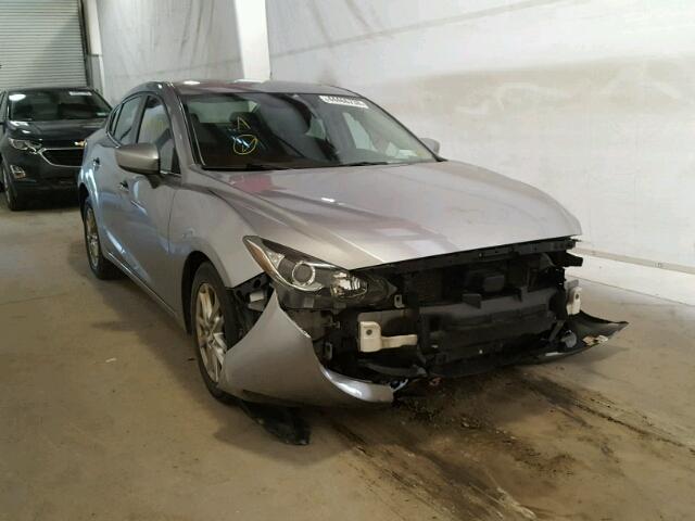 JM1BM1V75E1146548 - 2014 MAZDA 3 TOURING GRAY photo 1