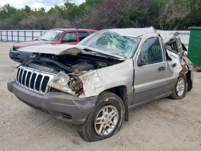 1J4GW48S33C511385 - 2003 JEEP GRAND CHER GRAY photo 2