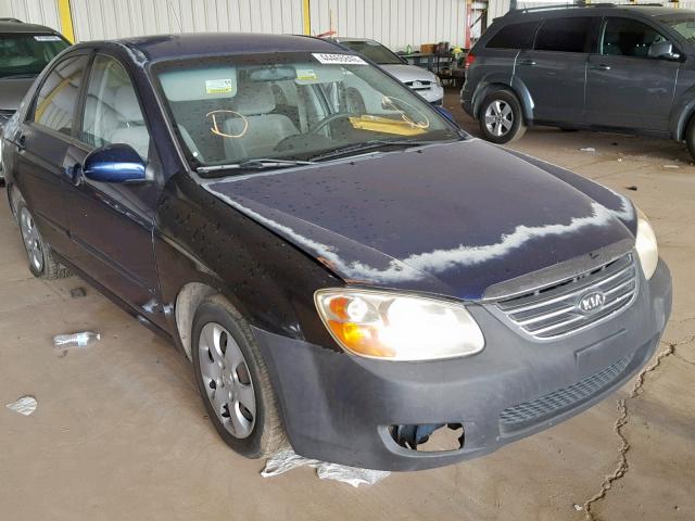 KNAFE122185555471 - 2008 KIA SPECTRA EX BLUE photo 1