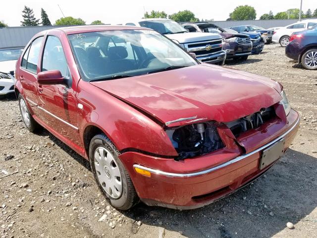 3VWRK69M94M058120 - 2004 VOLKSWAGEN JETTA GL RED photo 1