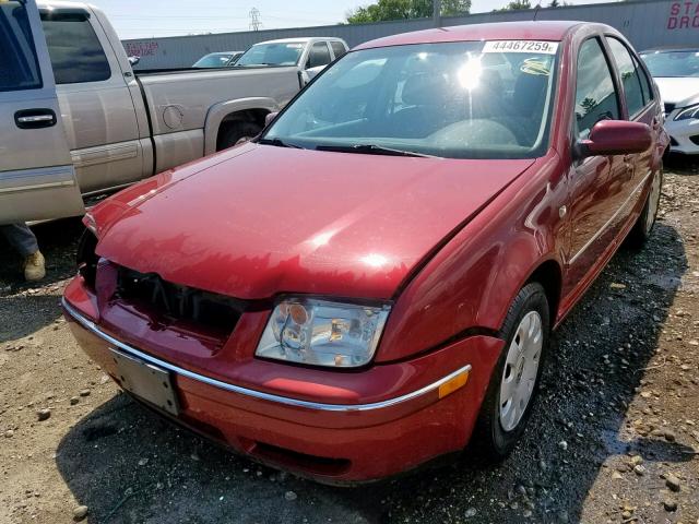 3VWRK69M94M058120 - 2004 VOLKSWAGEN JETTA GL RED photo 2