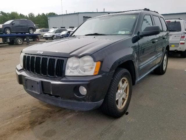 1J8GR48K67C565419 - 2007 JEEP GRAND CHER BLACK photo 2