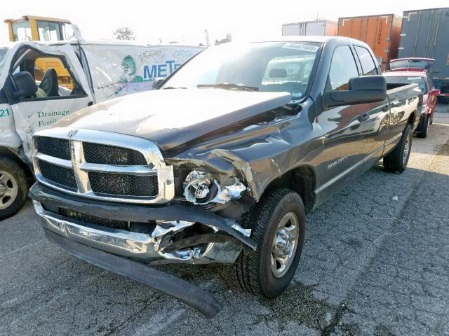 3D7KA28C64G125155 - 2004 DODGE RAM 2500 S GRAY photo 2