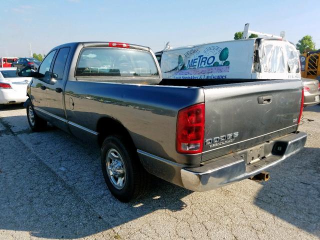 3D7KA28C64G125155 - 2004 DODGE RAM 2500 S Մոխրագույն լուսանկար 3