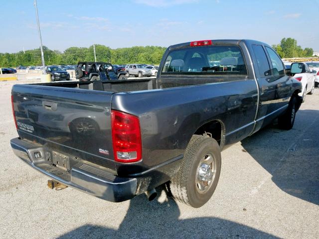 3D7KA28C64G125155 - 2004 DODGE RAM 2500 S Մոխրագույն լուսանկար 4