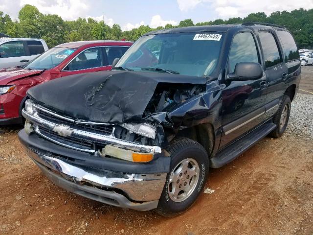 1GNEC13V04J284425 - 2004 CHEVROLET TAHOE C150 BLACK photo 2