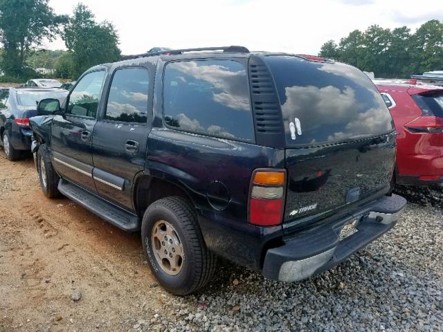 1GNEC13V04J284425 - 2004 CHEVROLET TAHOE C150 BLACK photo 3