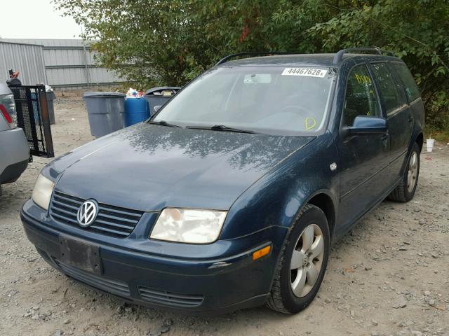 WVWSK61J03W587654 - 2003 VOLKSWAGEN JETTA GLS TEAL photo 2