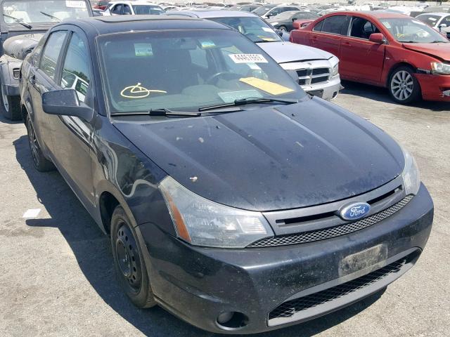 1FAHP3GN8BW127456 - 2011 FORD FOCUS SES BLACK photo 1