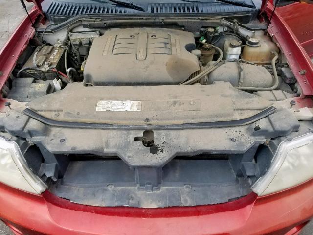 5LMFU27R63LJ40631 - 2003 LINCOLN NAVIGATOR RED photo 7