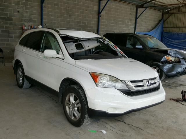 5J6RE4H74BL064541 - 2011 HONDA CR-V EXL WHITE photo 1