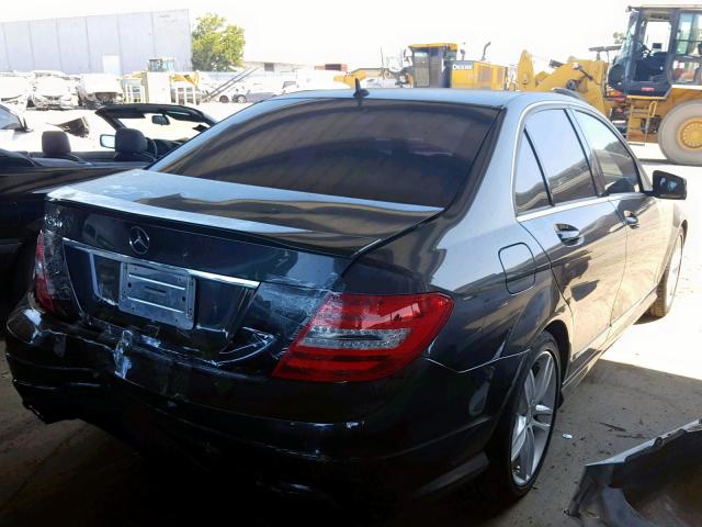 WDDGF4HB7DR269470 - 2013 MERCEDES-BENZ C 250 BLACK photo 4