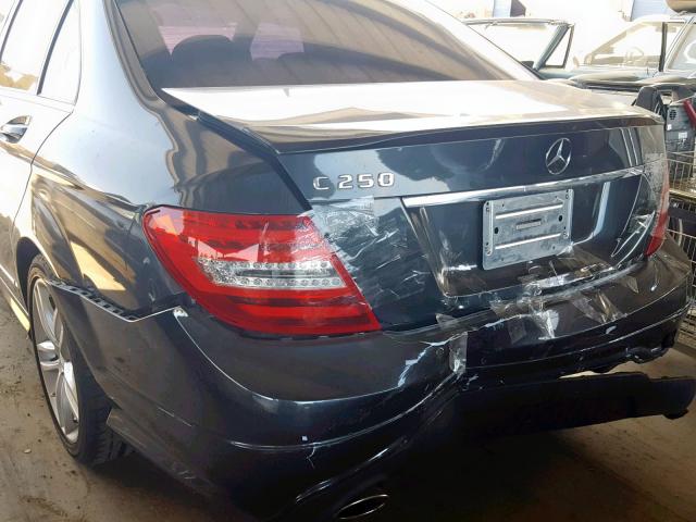 WDDGF4HB7DR269470 - 2013 MERCEDES-BENZ C 250 BLACK photo 9