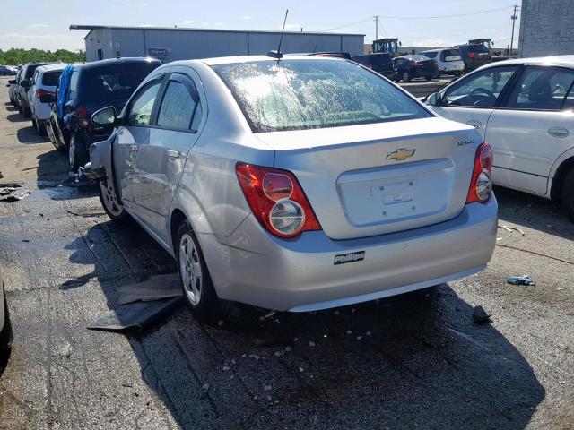 1G1JB5SH8F4176058 - 2015 CHEVROLET SONIC LS 银色 照片 3