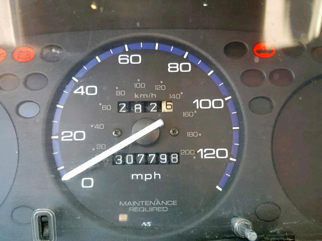 2HGEJ6348YH101882 - 2000 HONDA CIVIC DX GRAY photo 8