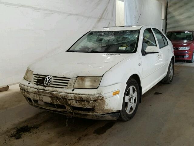 3VWSB69M92M112756 - 2002 VOLKSWAGEN JETTA GLS WHITE photo 2