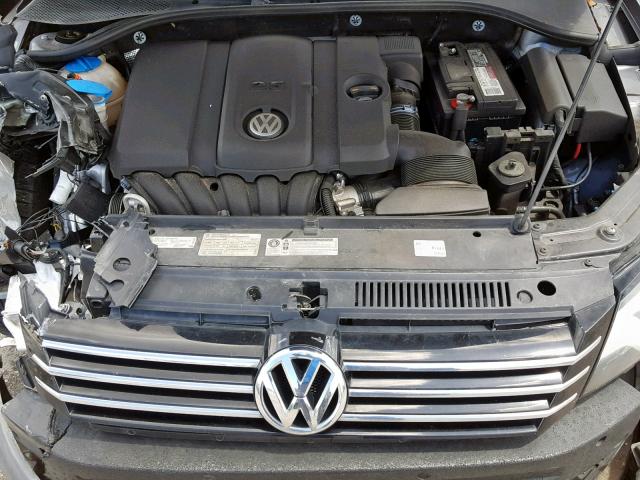 1VWAP7A39CC076981 - 2012 VOLKSWAGEN PASSAT S GRAY photo 7