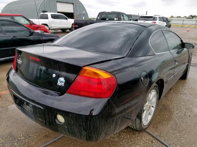 4C3AG52H92E126074 - 2002 CHRYSLER SEBRING LX BLACK photo 4