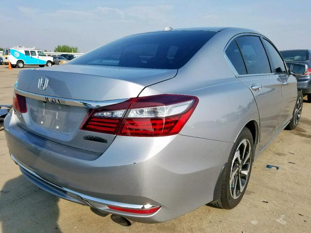 1HGCR2F97GA022071 - 2016 HONDA ACCORD EXL GRAY photo 4