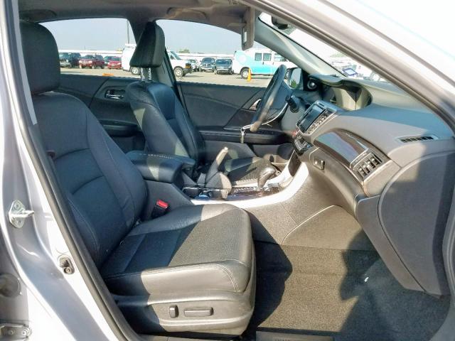 1HGCR2F97GA022071 - 2016 HONDA ACCORD EXL GRAY photo 5