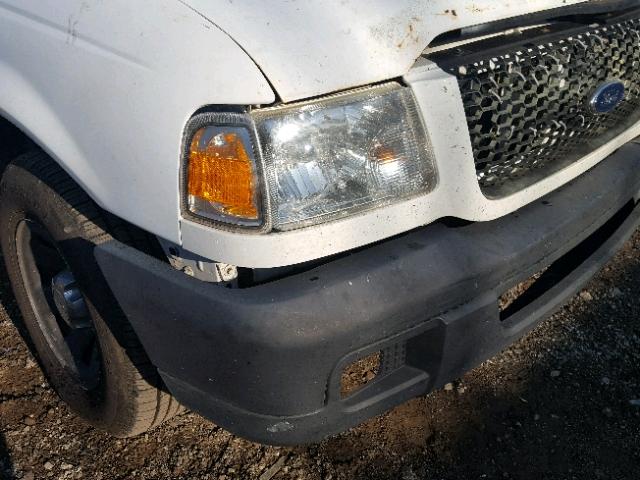 1FTYR10D17PA37965 - 2007 FORD RANGER WHITE photo 9