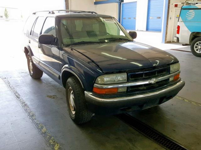 1GNDT13WXXK180785 - 1999 CHEVROLET BLAZER BLUE photo 1