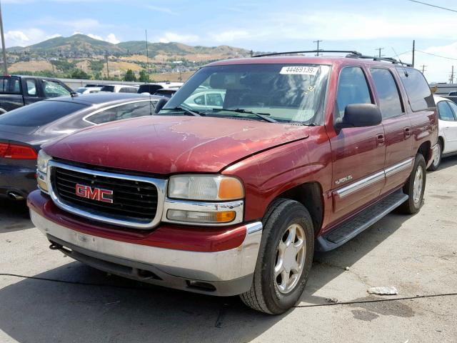 1GKFK16T91J312037 - 2001 GMC YUKON XL K MAROON photo 2