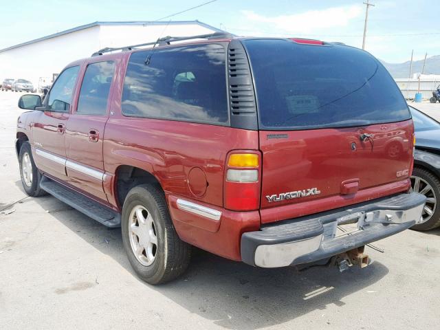 1GKFK16T91J312037 - 2001 GMC YUKON XL K MAROON photo 3