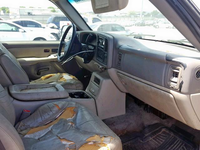 1GKFK16T91J312037 - 2001 GMC YUKON XL K MAROON photo 5