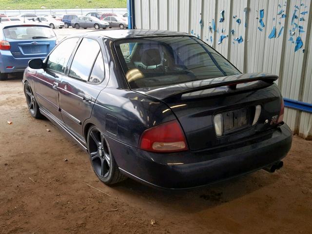 3N1AB51D03L721037 - 2003 NISSAN SENTRA SE- BLACK photo 3