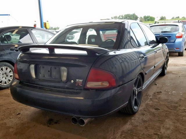 3N1AB51D03L721037 - 2003 NISSAN SENTRA SE- BLACK photo 4