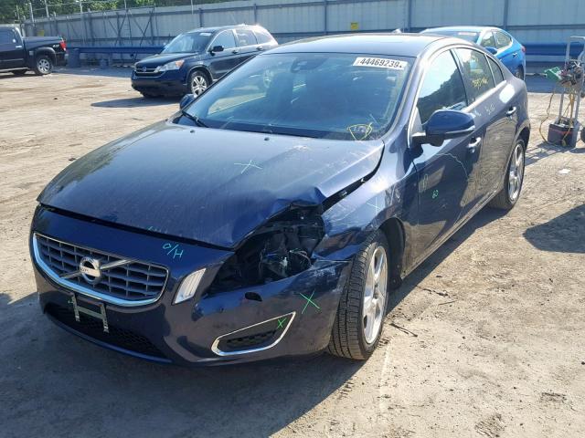 YV1612FSXD2184959 - 2013 VOLVO S60 T5 BLUE photo 2